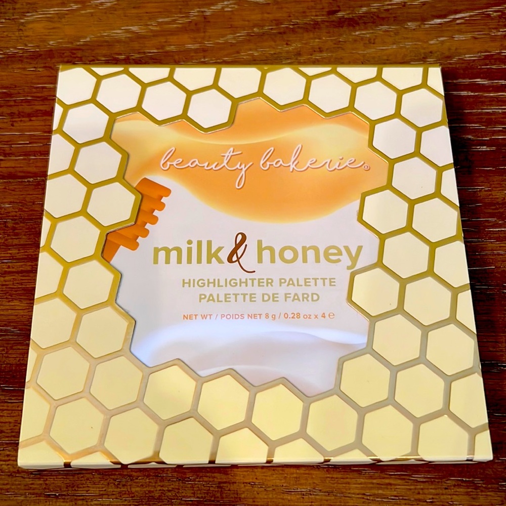 Milk & Honey Highlighter Palette by beauty bakerie 8g/0.28oz x 4
